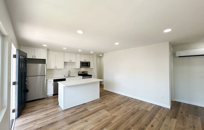 Welcome to your beautifully renovated single level attached home in the heart of Oceanside!