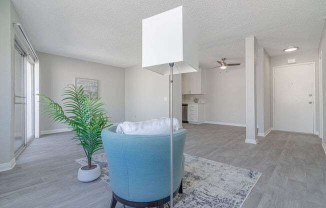 Carpeted Living Space at Citra Apartments LLC, San Diego