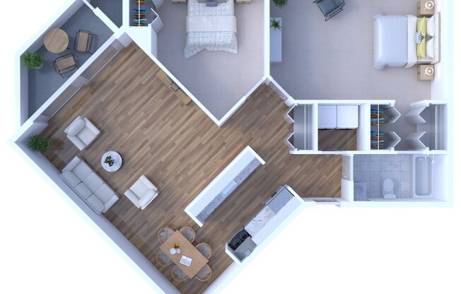 2 beds, 1 bath, 928 sqft, $1,830