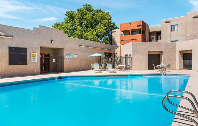 our apartments showcase an unique swimming pool