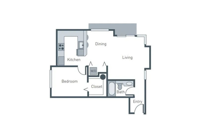1 bed, 1 bath, 680 sqft, $2,095, Unit 301