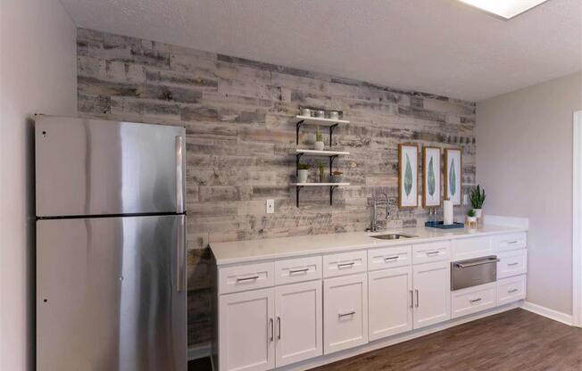 Kitchen  at Coastline Apartments in Virginia Beach