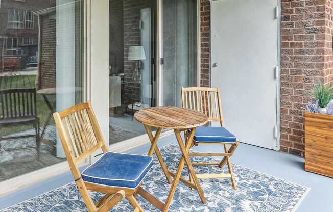 Large Private Patios & Balconies at Columbia Pointe, Columbia, MD, Maryland