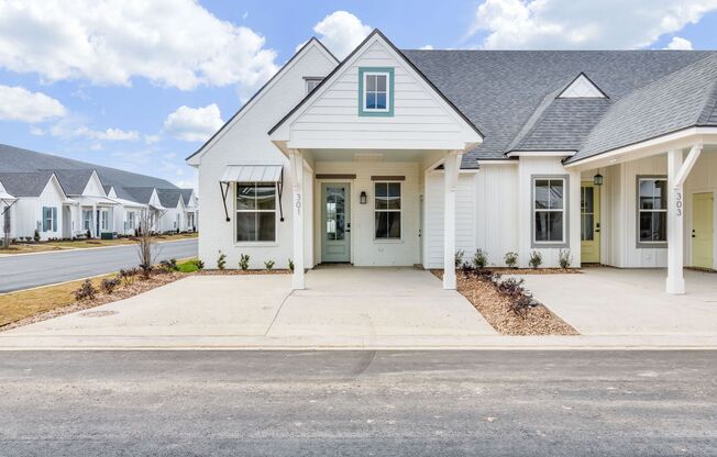 New Construction Upscale Single Story Townhome in Gated Community