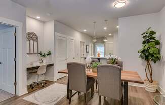 Dining area  outside of kitchen