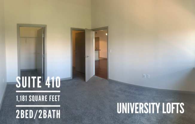 2 beds, 2 baths, 1,181 sqft, $1,800, Unit 410