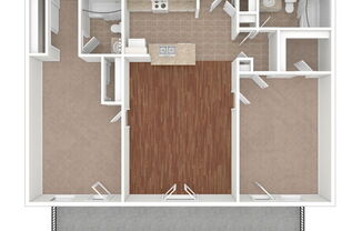 2 beds, 2 baths, 1,120 sqft, $4,377