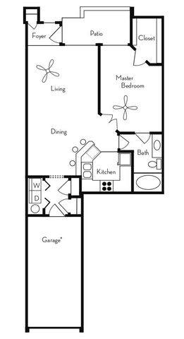 1 bed, 1 bath, 783 sqft, $1,715