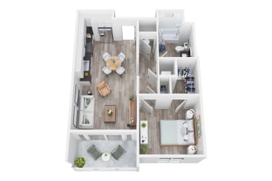1 bed, 1 bath, 693 sqft, $2,250