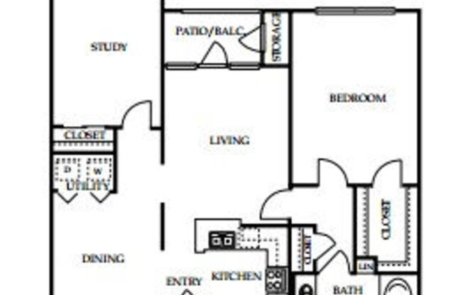 1 bed, 1 bath, 1,059 sqft, $1,800