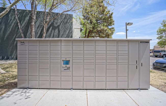 New 24-Hour Amazon Hub Automated Package Center at Treehouse Apartments in Albuquerque, New Mexico