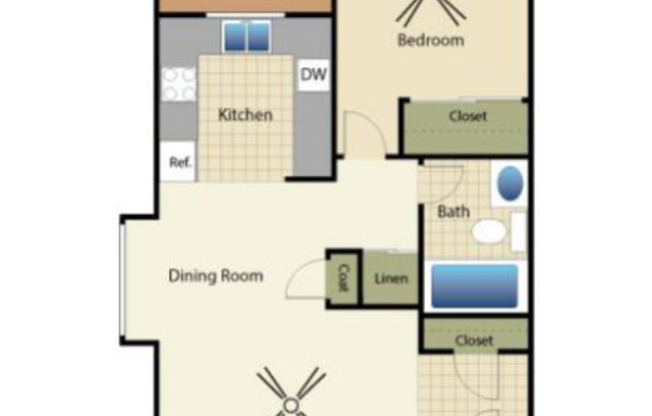 1 bed, 1 bath, $2,245