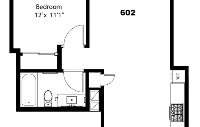 1 bed, 1 bath, 636 sqft, $2,995, Unit 602