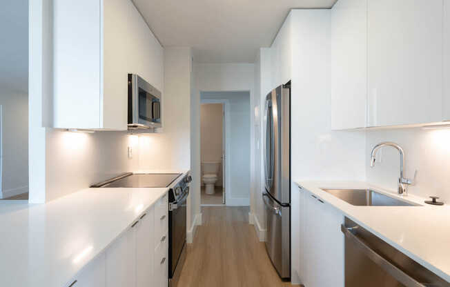 Kitchen with Stainless Steel Appliances