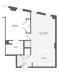 1 bed, 1 bath, 751 sqft, $3,144
