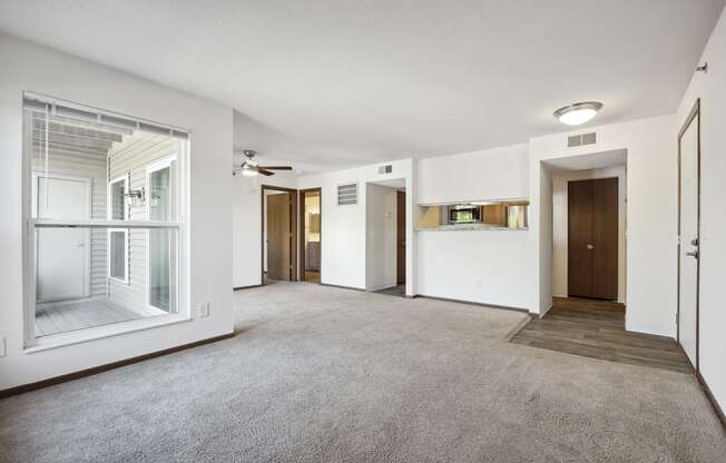 Eden Commons Apartments in Eden Prairie, MN Living Room and Kitchen