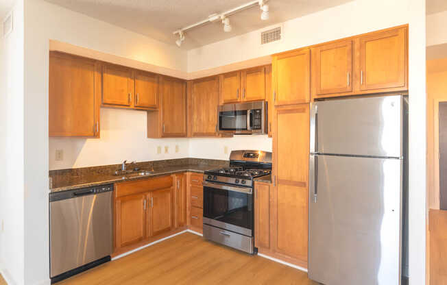 Kitchen with Stainless Steel Appliances