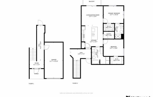 2 beds, 2 baths, 984 sqft, $1,429, Unit 1244-11