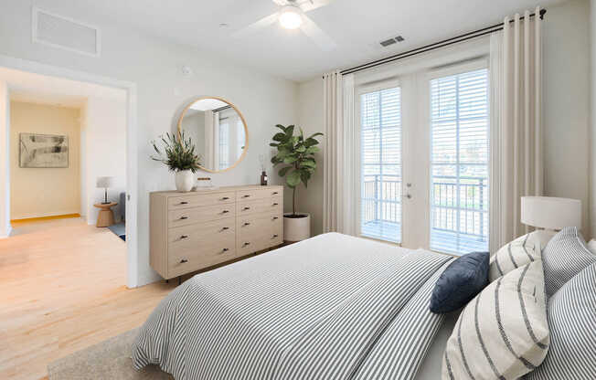 Bedroom with Hard Surface Flooring