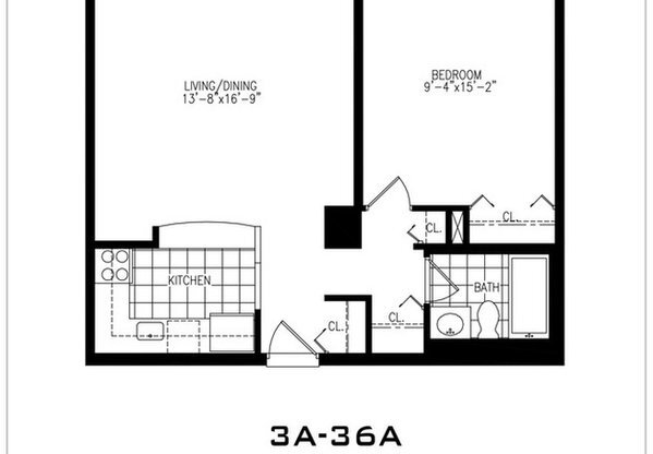 1 bed, 1 bath, $4,550, Unit 10A