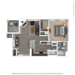 1 bed, 1 bath, 775 sqft, $2,141