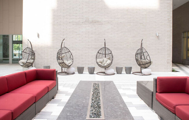 Lobby at The Whit Apartments, Indianapolis, IN