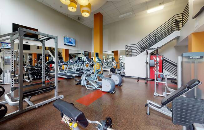 State-of-the-art fitness center open 24 hours