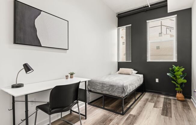 1 bed, 1 bath, 167 sqft, $1,675, Unit Room 101 - 101