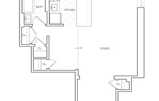 Studio, 1 bath, $3,725, Unit N6A