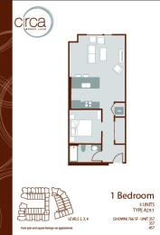 1 bed, 1 bath, $2,039