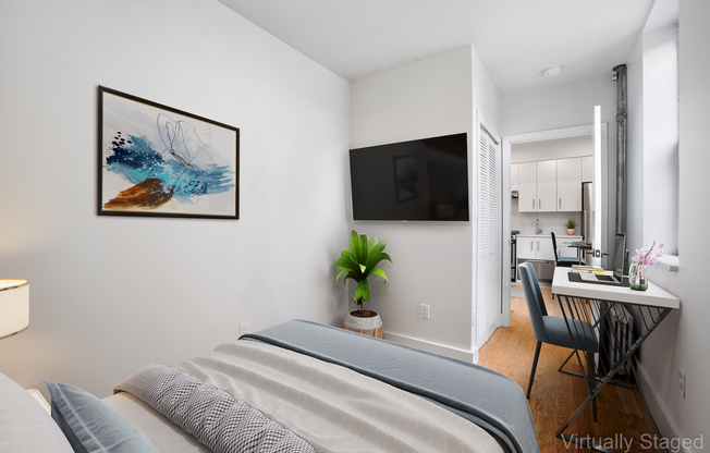 2 beds, 1 bath, $4,499, Unit 5C