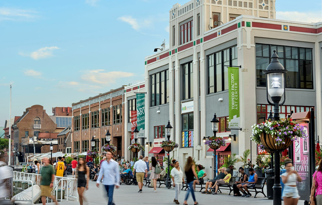 Historic charm and waterfront dining are just minutes away. Spend your weekends exploring the cobblestone streets and waterfront shops of Old Town Alexandria.