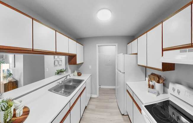 the preserve at ballantyne commons apartment kitchen