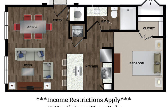 1 bed, 1 bath, 669 sqft, $1,213