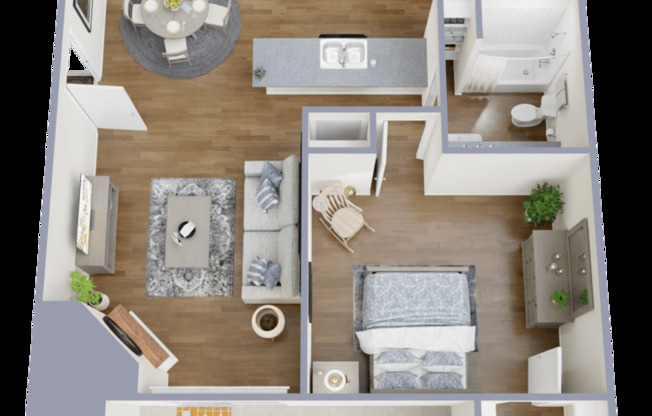 1 bed, 1 bath, 768 sqft, $1,179