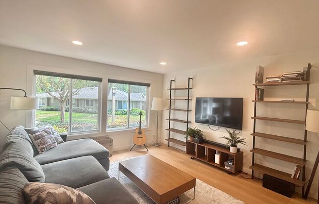 West San Jose - FURNISHED option available - Beautifully Remodeled with Hardwood Floors, A/C, 2-Car Garage, Pool