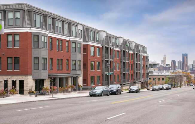 Exterior Street at The Cambric Senior Apartments, St. Paul, 55106