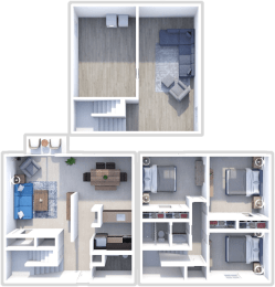 3 beds, 1.5 baths, 1,616 sqft, $1,920