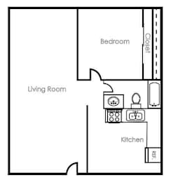 1 bed, 1 bath, 659 sqft, $949