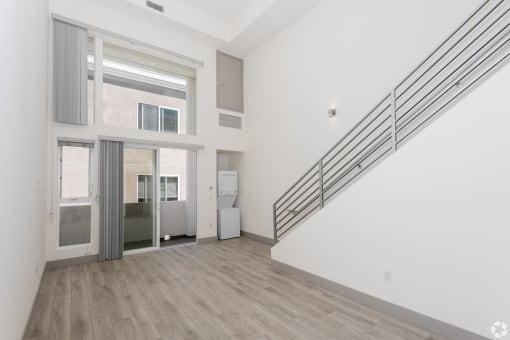 Living Area With Loft at 1039 S. Hobart Blvd. Koreatown/Los Angeles, CA, Los Angeles, California