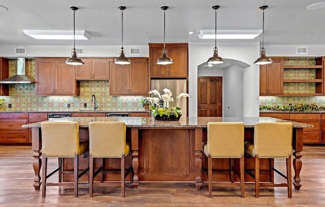 Gourmet Kitchen at Mariposa at Harris Road Arlington 55+ Apartments, Arlington, TX 76001