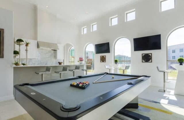 Billiards Table In Clubhouse at Berkshire Preserve, Garland