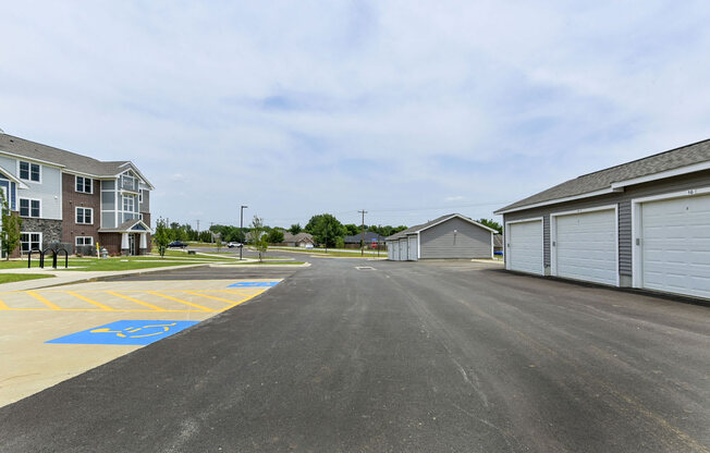 Garages with Remote Openers  at Signature Pointe Apartment Homes, Athens, AL