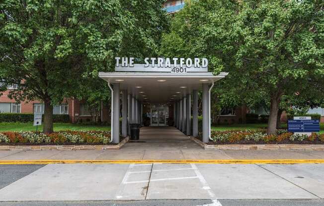 Entrance View at Stratford at Southern Towers, Alexandria, VA