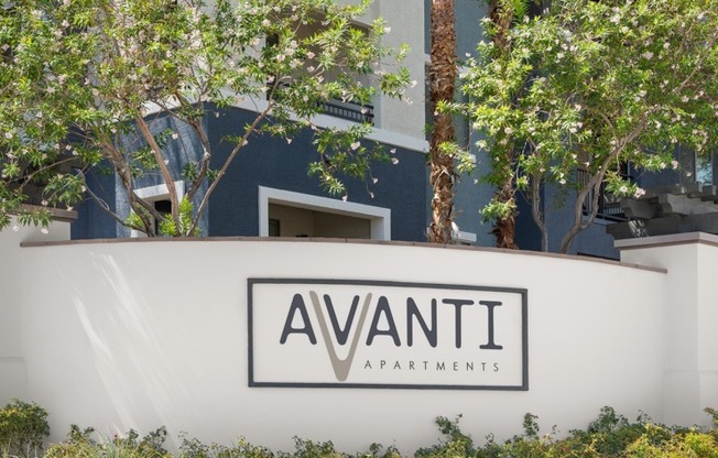 Monument Signage | Best Apartments In North Las Vegas | Avanti