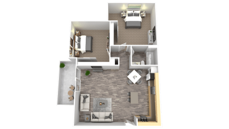 2 beds, 1 bath, 825 sqft, $1,585