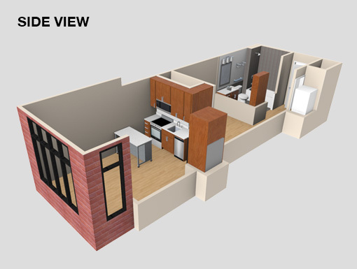 1 bed, 1 bath, $2,500, Unit 217