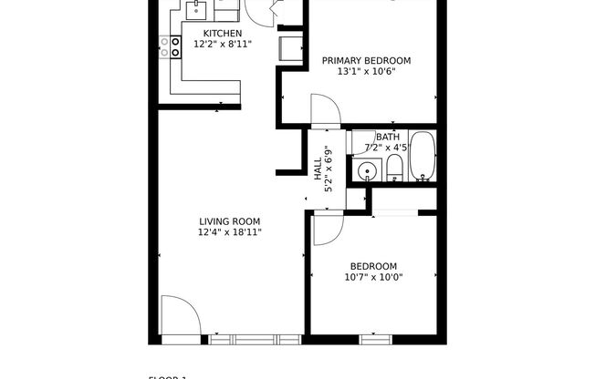 2 beds, 1 bath, 625 sqft, $2,250, Unit 02