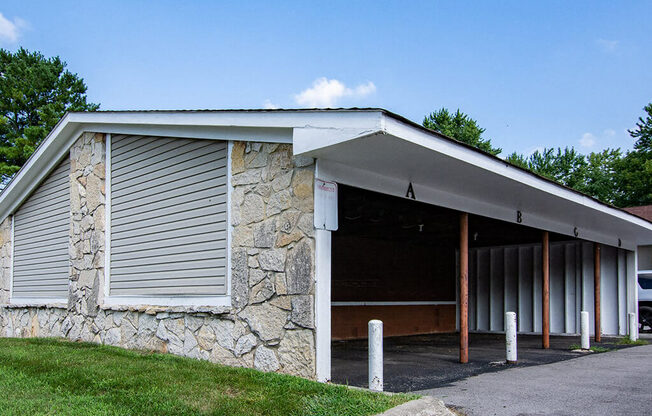 Carport at Sandstone Court Apartments, Indiana, 46142