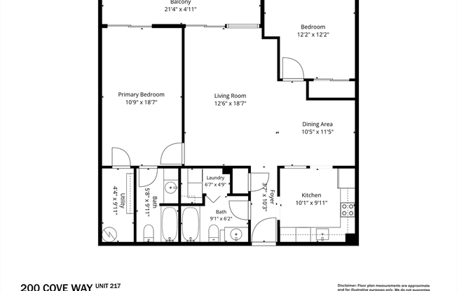 2 beds, 2 baths, 1,069 sqft, $2,700, Unit 217